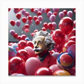 Albert Einstein 2 Canvas Print