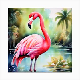 Flamingo 1 Canvas Print