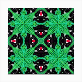 Chobopop Black Panther Tropicalgoth Canvas Print