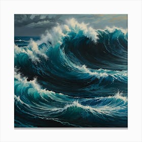 Ocean Waves 13 Canvas Print