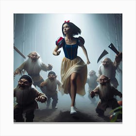 Snow White And The Seven Dwarfs 1 Canvas Print