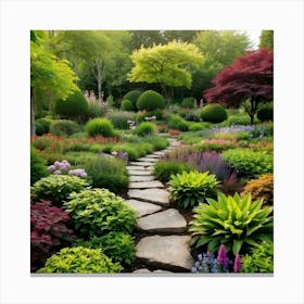 Garden Path 3 Canvas Print