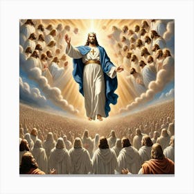 Jesus In Heaven 1 Canvas Print