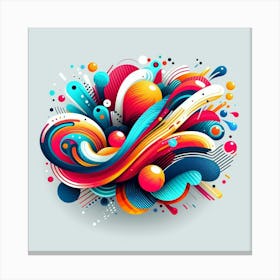 Abstract Illustration 3 Canvas Print