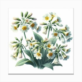 Flowers of Cowslip Canvas Print