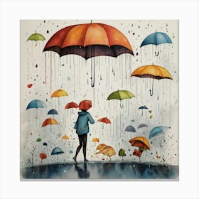 Lifelike Vision Raining Art Print 1 1 Canvas Print