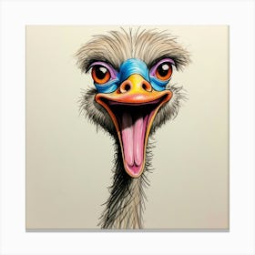 Ostrich 7 Canvas Print