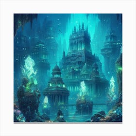 Underwater City 1 Canvas Print