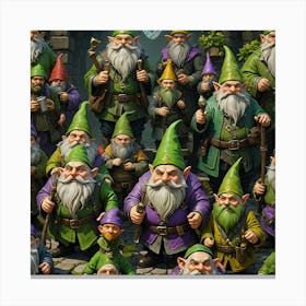 Gnome Group 1 Canvas Print