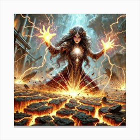 Queen Sorath Seismic Tremors Canvas Print