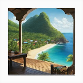 St. Lucia Canvas Print