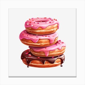 Donuts 4 Canvas Print
