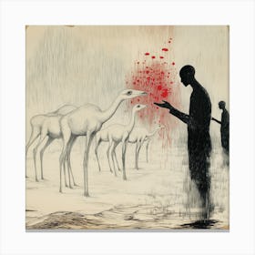 Preaching To Animals II Canvas Print