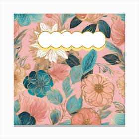 Pink Florals Canvas Print