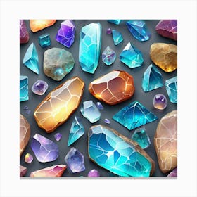 Gemstones Canvas Print