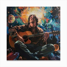 Acoustic Guitar Canvas Print