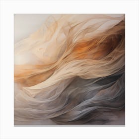 AI Harmonious Earth Elegance Canvas Print