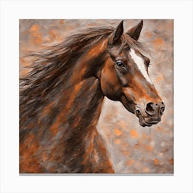 Horse Portrait 3 Canvas Print