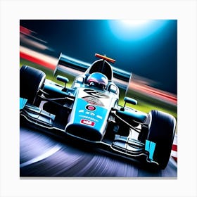 F1 Racing Car Canvas Print