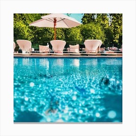 Pool Party 4 Canvas Print