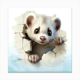 Ferret 3 Canvas Print