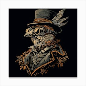 Steampunk Eagle 3 Canvas Print