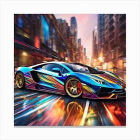 Lamborghini 114 Canvas Print