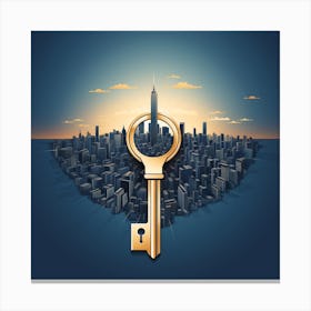 Key To The City Canvas Print