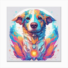 Dog Painting Canvas Print