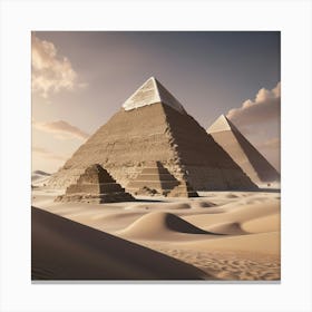 Egyptian Pyramids Canvas Print