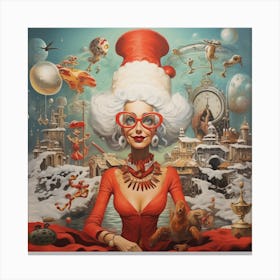 Santa Claus 32 Canvas Print