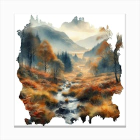 Autumn In Scotland 1 Canvas Print