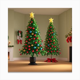 Christmas Tree 6 Canvas Print