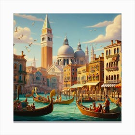 Secrets of St. Mark's: Venetian Whispers Canvas Print