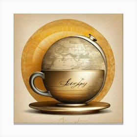 Golden cup Canvas Print