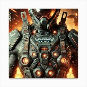 Phoenix Exosuits Protection Strength Canvas Print