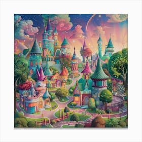 Fairytale Castle 10 Canvas Print