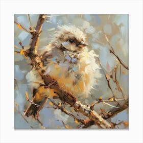 Bird On A Branch 19 Canvas Print