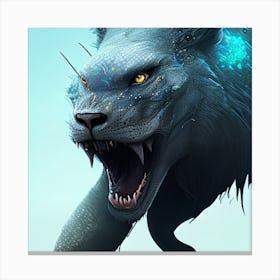 Wolftiger Canvas Print