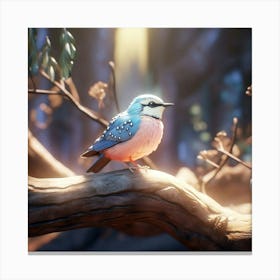 Bird In The Forest 1 Canvas Print