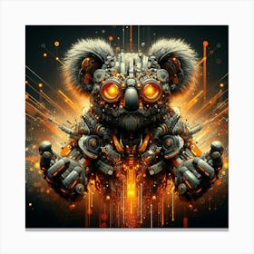 Koala Robot Canvas Print