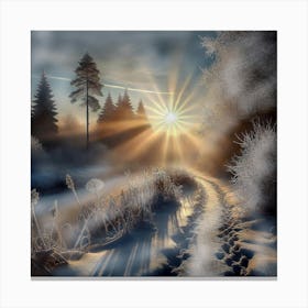 Winter'S Day Canvas Print