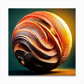 Abstract Sphere Canvas Print