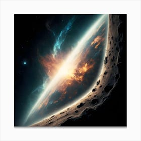 Deep Space Background Sharp And In Focus Canvas Print