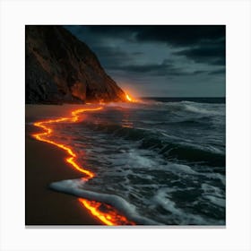 Default Seascapes Beautiful Places Magical World Fire Multico 0 Canvas Print