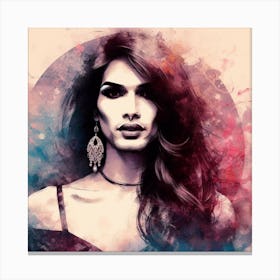 Trans Beauty Art 1 Canvas Print