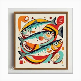 Sardines 8 Canvas Print