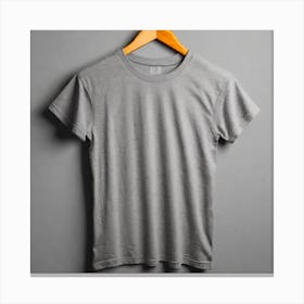 Grey T - Shirt 4 Canvas Print