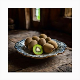 Kiwi Fruit Canvas Print