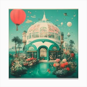 The Garden House Canvas Print